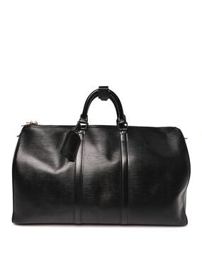 Louis Vuitton Epi Keepall 50 Black #277765L95B